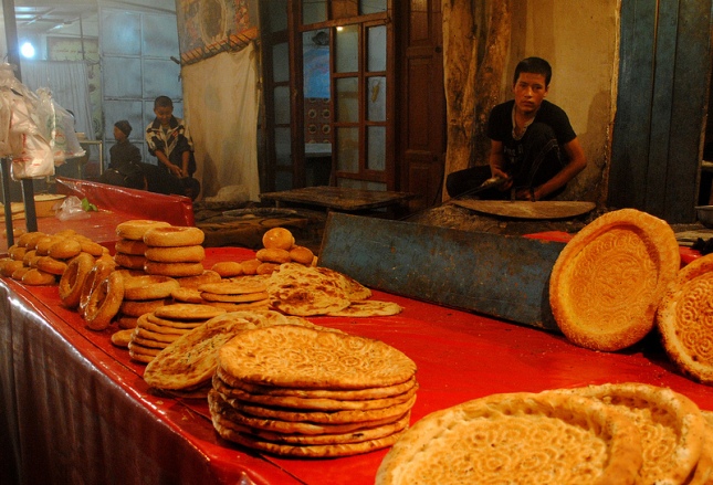 A Kashgar bakery